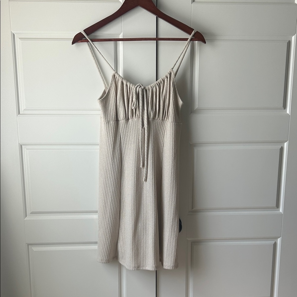 Audrey 3+1 Cream Mini Dress